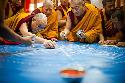 Attend Tibetan Buddhist teachings and meditation