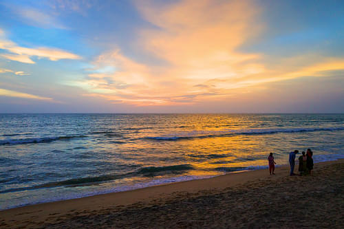 Enjoy Sunset at Cherai Beach