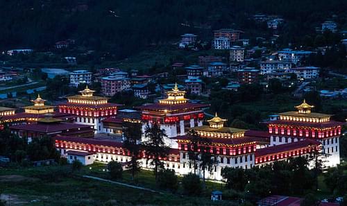 Thimphu's Majestic Tashichho Dzong
