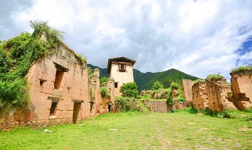 Ruins of Majestic Drukgyel Dzong